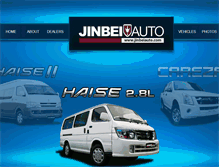 Tablet Screenshot of jinbeiauto.com